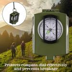 Pocket-Sized Waterproof Hiking Survival Compass