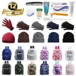Emergency Backpack Case with Hygiene Kits and Winter Gear