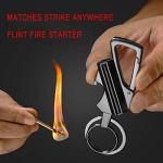 YUSUD Permanent Match Keychain Lighter with Opener