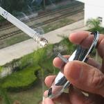 Windproof Solar Lighter for Camping and Survival