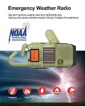 Emergency Weather Radio Walkie Talkies with SOS Alarm