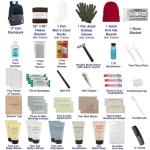 45-Piece Outdoor Hygiene Kit for Camping