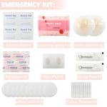 Bride Emergency Survival Kit with Makeup Bag (Pink)