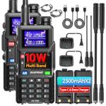 BAOFENG Long Range Handheld Walkie Talkies - 2 Pack