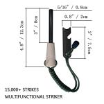 Fire Starter Kit with Ferro Rod and Striker