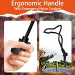 Magnesium Fire Starter Set with Waterproof Tinder