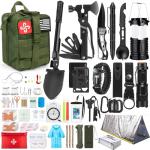 250-Piece Survival Kit with Molle Bag and Tent