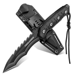 Freelander D2 Steel Survival Knife with Sheath