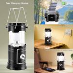 Lichamp Portable Solar Lantern - USB Rechargeable Flashlights
