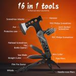 16-in-1 Camping Multitool for Survival Gear