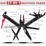 27-in-1 Multitool with Pocket Knife for Survival