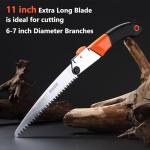 REXBETI 11-Inch Heavy Duty Folding Saw for Camping