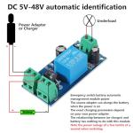 DWEII 3PCS Automatic Switching Emergency Battery Module