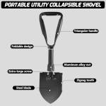 Portable 18.5'' Folding Camping Shovel for Outdoors