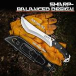 FUSIONKEI Full Tang Fixed Blade Camping Knife