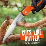 GROWIT 11-Inch Folding Camping Saw for Wood Cutting