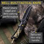 Spring Assisted Pocket Knife with Fire Starter