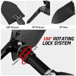 Portable 18.5'' Folding Camping Shovel for Outdoors