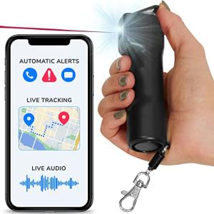 Smart Pepper Spray Keychain with GPS and Alarm