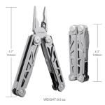 17-in-1 Stainless Steel Multitool with Pliers