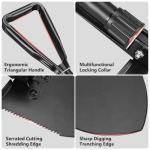Portable 18.5'' Folding Camping Shovel for Outdoors