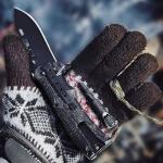 Spring Assisted Pocket Knife with Fire Starter