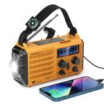 5-Way Powered Emergency Weather Radio with Flashlight