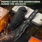 Freelander D2 Steel Survival Knife with Sheath