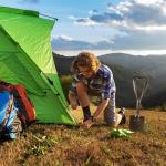 Portable 18.5'' Folding Camping Shovel for Outdoors