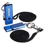 Noopel 3-Tube Emergency Whistles 2-Pack