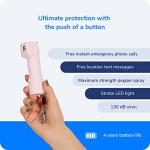 Smart Pepper Spray Keychain with GPS and Alarm