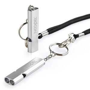 Survival Whistle Set with Lanyard and Keychain