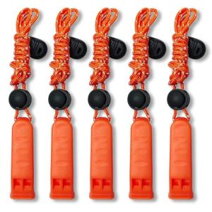 Amzonly 120db Emergency Whistle Set for Survival