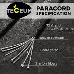 TECEUM 100 ft 550 Paracord Tactical Rope