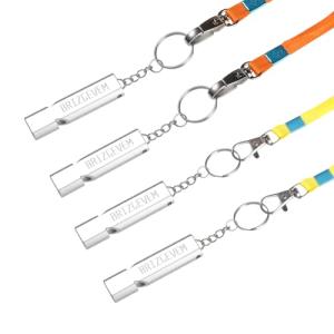 BRIZGEVEM Aluminum Emergency Survival Whistle Pack