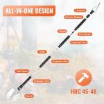 VEVOR 13-in-1 Folding Survival Shovel Multitool