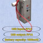 Portable Hand Crank Generator with Flashlight and Radio