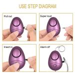 KOSIN 6 Pack Personal Security Alarms with LED