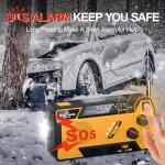 Solar Hand Crank Emergency Radio with Charging Cables