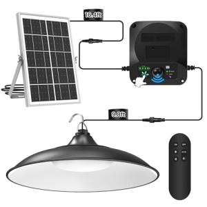 Solar Shed Light with Motion Sensor and Remote