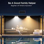 Solar Ceiling Lights 2 Pack with Remote Control