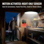 Solar Shed Light with Motion Sensor and Remote