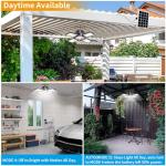 Aqonsie Solar Powered Shed Light with Remote