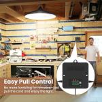 Solar Shed Light with 3 Modes and Pull String