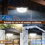 JIORRIO 396 LED Waterproof Solar Pendant Light