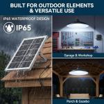 Solar Shed Light with Motion Sensor and Remote