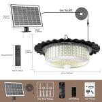 JIORRIO 396 LED Waterproof Solar Pendant Light