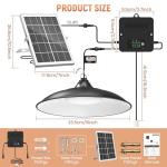 Solar Shed Light with 3 Modes and Pull String