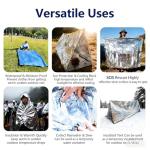 Mylar Emergency Tent for 2 – Waterproof & Windproof