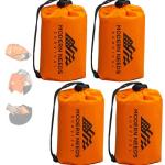 Emergency Sleeping Bag - Thermal Bivy Sack 4 Pack
